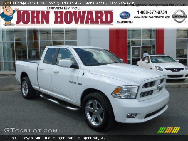 2010 Dodge Ram 1500 Sport Quad Cab 4x4 in Stone White