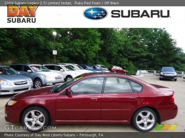 2009 Subaru Legacy 2.5i Limited Sedan in Ruby Red Pearl