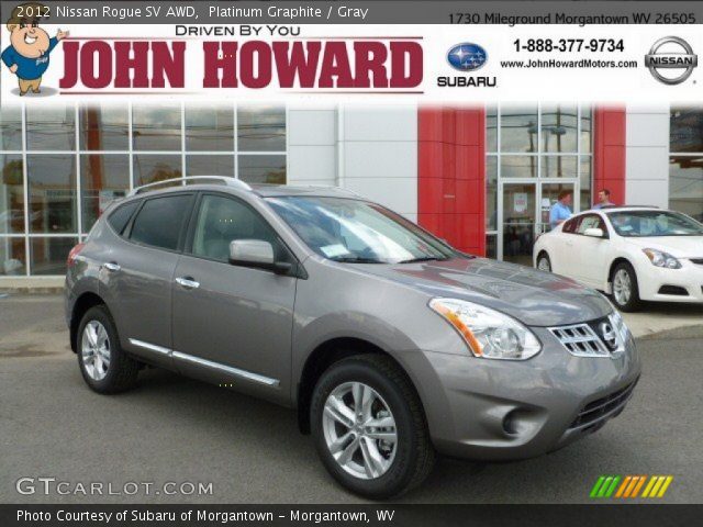 2012 Nissan Rogue SV AWD in Platinum Graphite