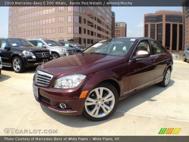 2009 Mercedes-Benz C 300 4Matic in Barolo Red Metallic