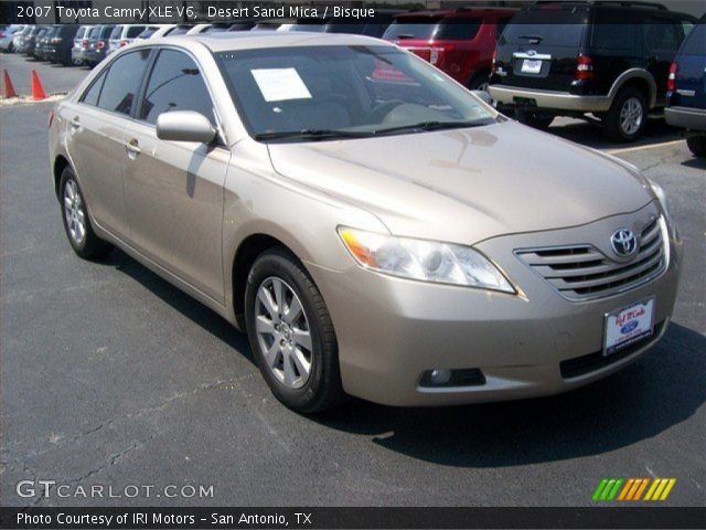 2007 Toyota Camry XLE V6 in Desert Sand Mica