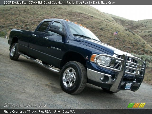 2005 Dodge Ram 3500 SLT Quad Cab 4x4 in Patriot Blue Pearl