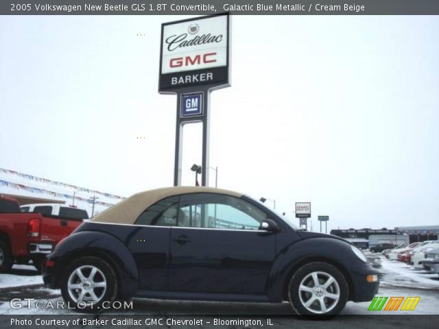 2005 Volkswagen New Beetle GLS 1.8T Convertible in Galactic Blue Metallic