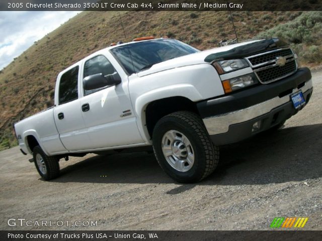 2005 Chevrolet Silverado 3500 LT Crew Cab 4x4 in Summit White