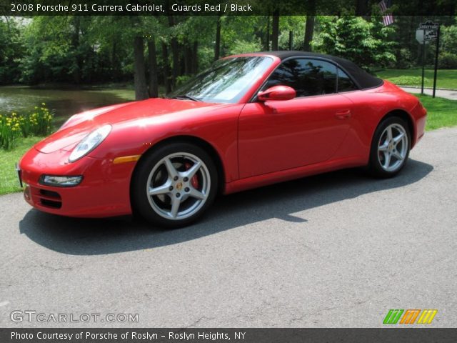2008 Porsche 911 Carrera Cabriolet in Guards Red