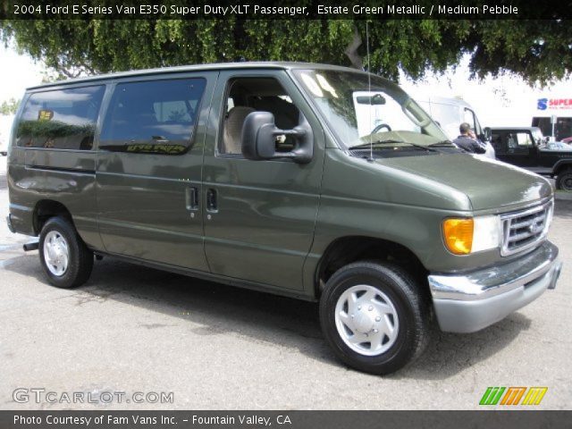 2004 Ford E Series Van E350 Super Duty XLT Passenger in Estate Green Metallic