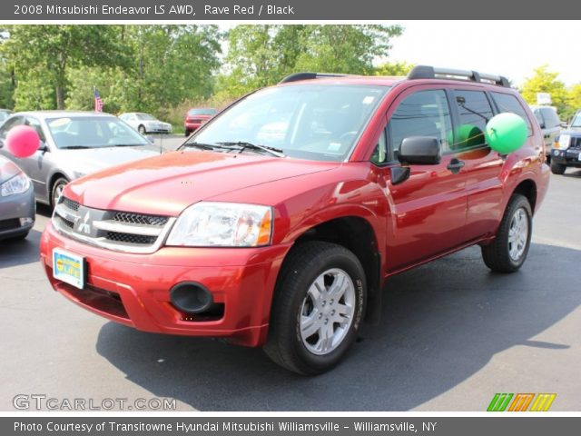 2008 Mitsubishi Endeavor LS AWD in Rave Red
