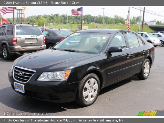 2009 Hyundai Sonata GLS V6 in Ebony Black