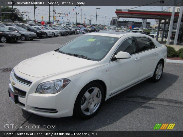 2008 Chevrolet Malibu LT Sedan in White