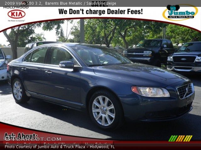2009 Volvo S80 3.2 in Barents Blue Metallic