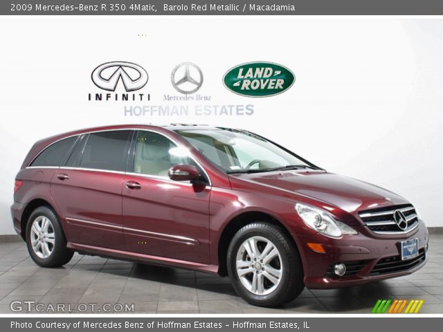2009 Mercedes-Benz R 350 4Matic in Barolo Red Metallic