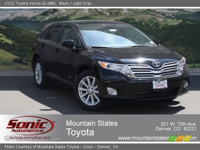 2012 Toyota Venza LE AWD in Black