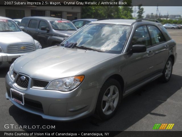 2007 Subaru Impreza 2.5i Wagon in Crystal Gray Metallic