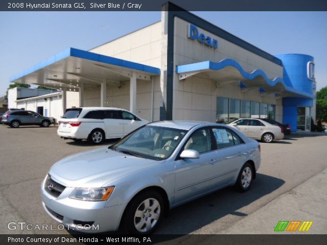 2008 Hyundai Sonata GLS in Silver Blue