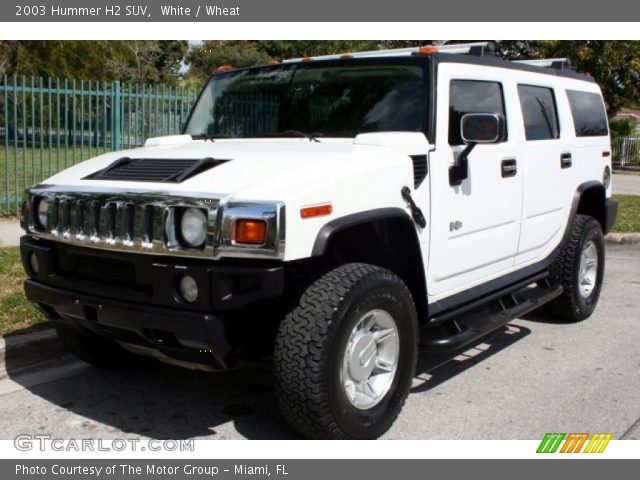 2003 Hummer H2 SUV in White