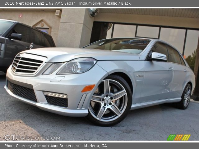 2010 Mercedes-Benz E 63 AMG Sedan in Iridium Silver Metallic