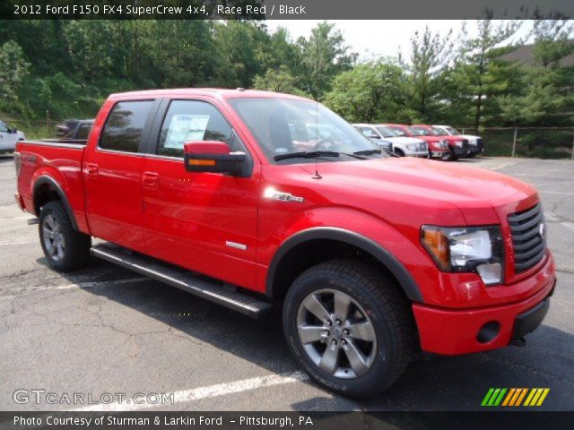 2012 Ford F150 FX4 SuperCrew 4x4 in Race Red