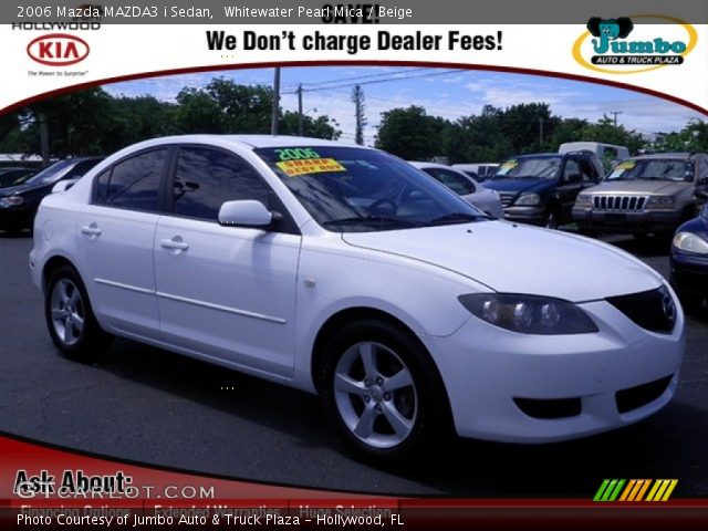 2006 Mazda MAZDA3 i Sedan in Whitewater Pearl Mica