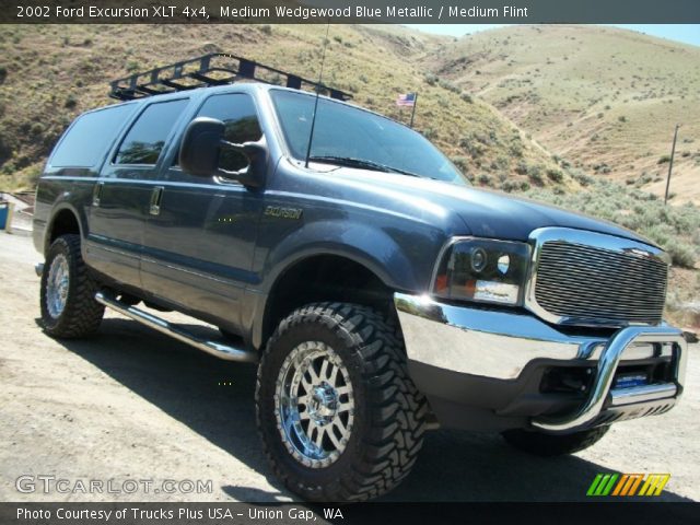 2002 Ford Excursion XLT 4x4 in Medium Wedgewood Blue Metallic