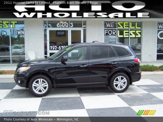 2011 Hyundai Santa Fe Limited in Phantom Black Metallic