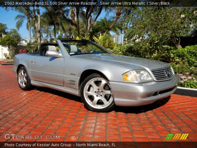 2002 Mercedes-Benz SL 500 Silver Arrow Roadster in Silver Arrow Ultra Metallic