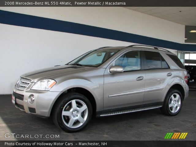 2008 Mercedes-Benz ML 550 4Matic in Pewter Metallic