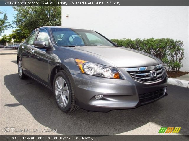 2012 Honda Accord EX-L V6 Sedan in Polished Metal Metallic