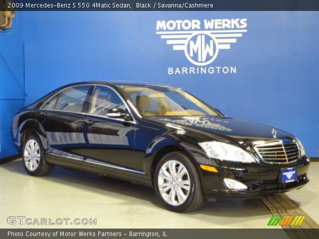 2009 Mercedes-Benz S 550 4Matic Sedan in Black
