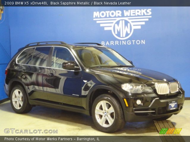 2009 BMW X5 xDrive48i in Black Sapphire Metallic
