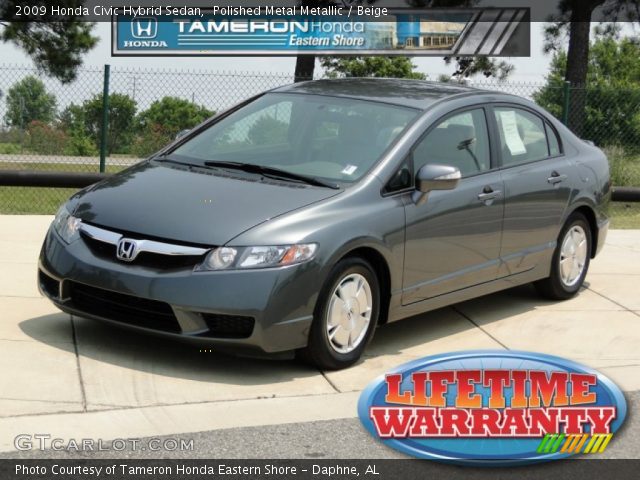 2009 Honda Civic Hybrid Sedan in Polished Metal Metallic