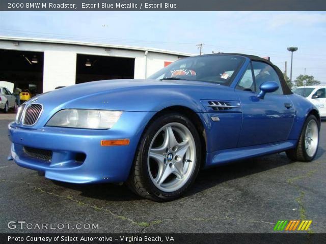 2000 BMW M Roadster in Estoril Blue Metallic