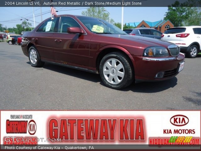 2004 Lincoln LS V6 in Autumn Red Metallic