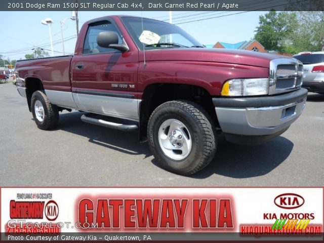 2001 Dodge Ram 1500 SLT Regular Cab 4x4 in Dark Garnet Red Pearl
