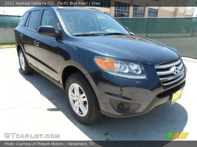 2012 Hyundai Santa Fe GLS in Pacific Blue Pearl