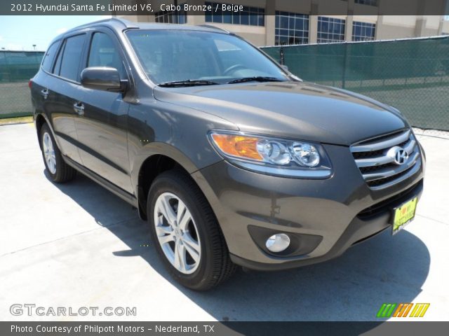2012 Hyundai Santa Fe Limited V6 in Cabo Bronze