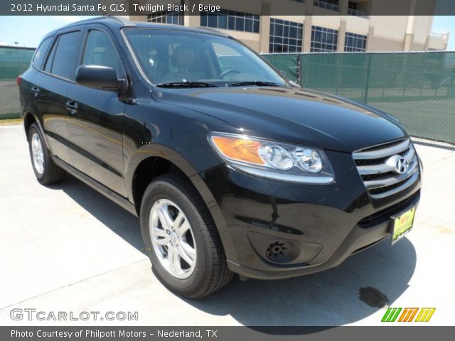 2012 Hyundai Santa Fe GLS in Twilight Black