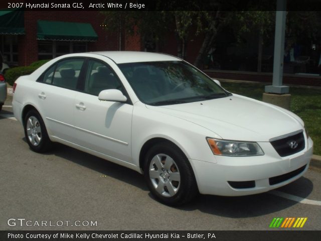 2007 Hyundai Sonata GLS in Arctic White