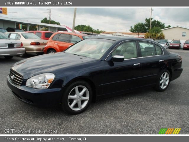 2002 Infiniti Q 45 in Twilight Blue