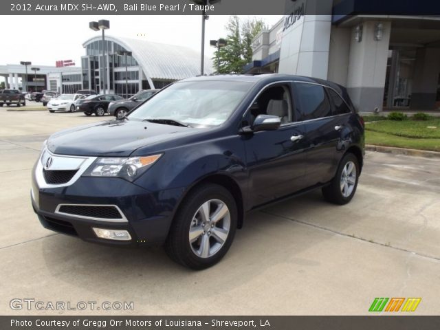 2012 Acura MDX SH-AWD in Bali Blue Pearl