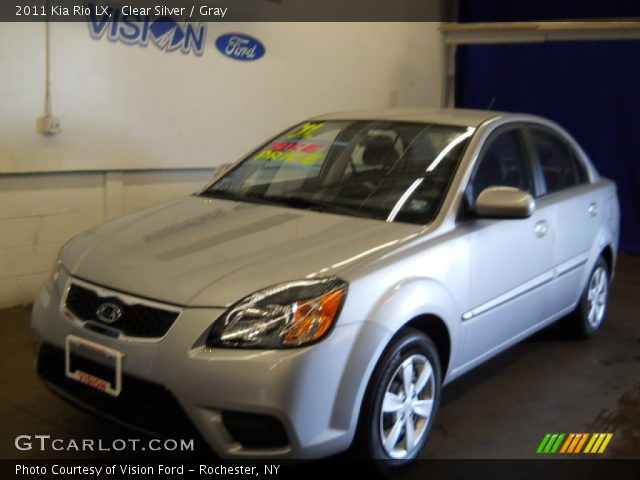 2011 Kia Rio LX in Clear Silver