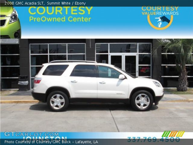 2008 GMC Acadia SLT in Summit White