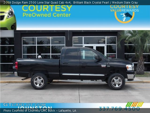 2009 Dodge Ram 2500 Lone Star Quad Cab 4x4 in Brilliant Black Crystal Pearl