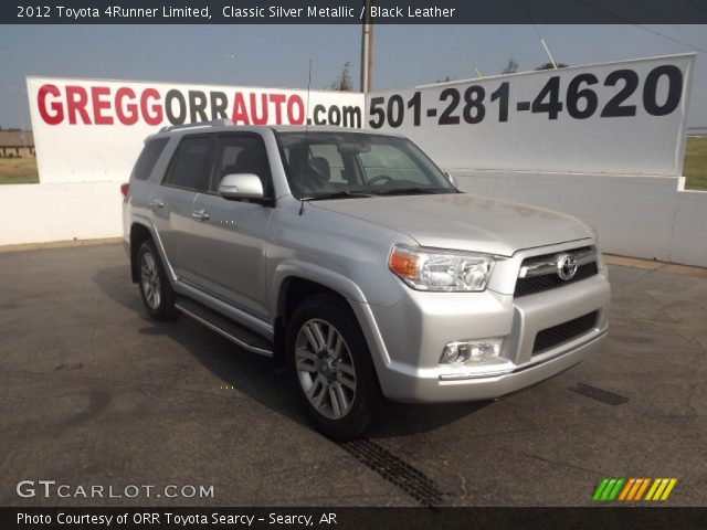 2012 Toyota 4Runner Limited in Classic Silver Metallic