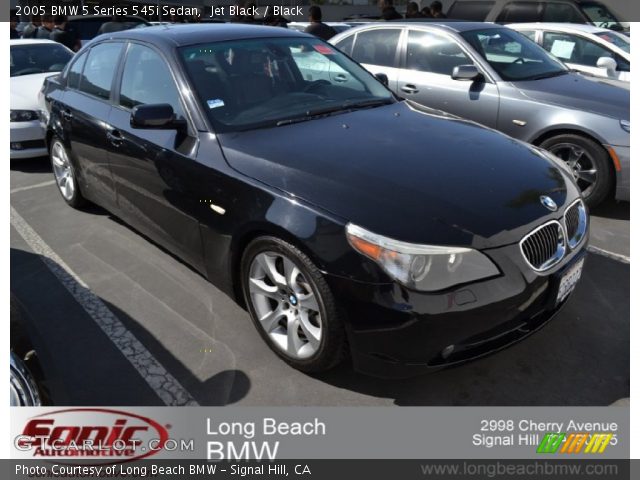 2005 BMW 5 Series 545i Sedan in Jet Black