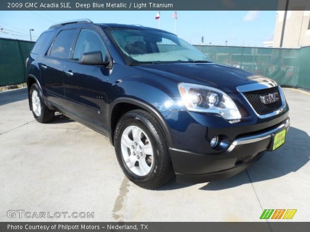 2009 GMC Acadia SLE in Deep Blue Metallic