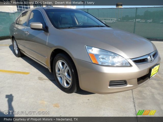 2007 Honda Accord EX-L Sedan in Desert Mist Metallic