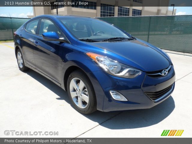 2013 Hyundai Elantra GLS in Atlantic Blue