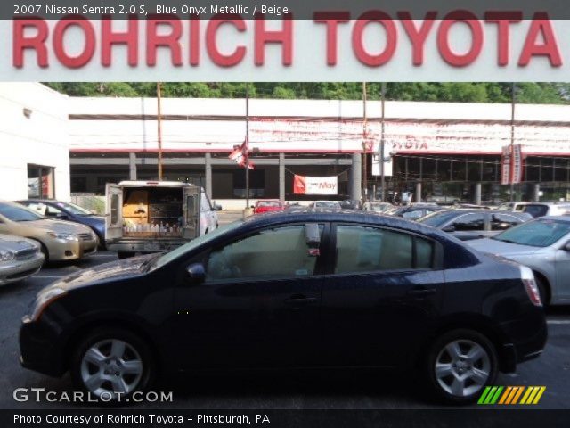 2007 Nissan Sentra 2.0 S in Blue Onyx Metallic
