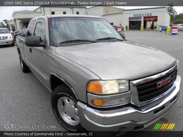 2003 GMC Sierra 1500 SLE Extended Cab in Pewter Metallic