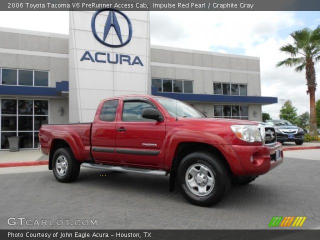 2006 Toyota Tacoma V6 PreRunner Access Cab in Impulse Red Pearl